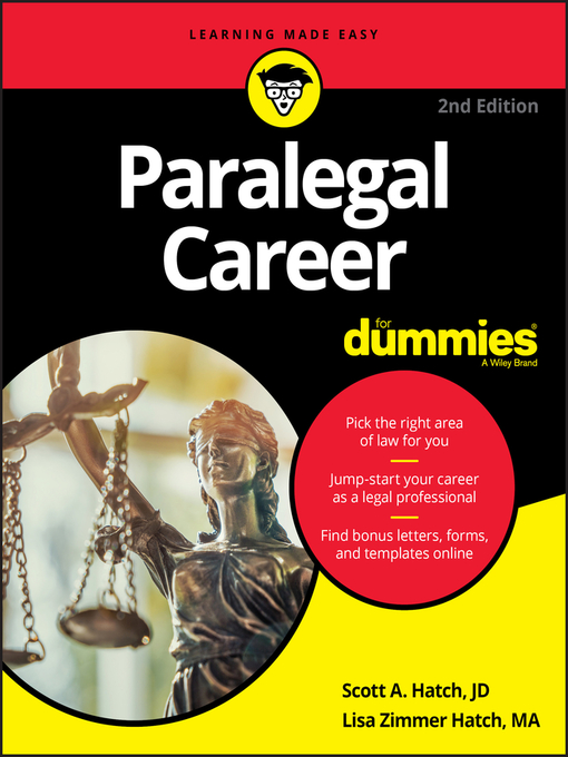 Title details for Paralegal Career For Dummies by Scott A. Hatch - Available